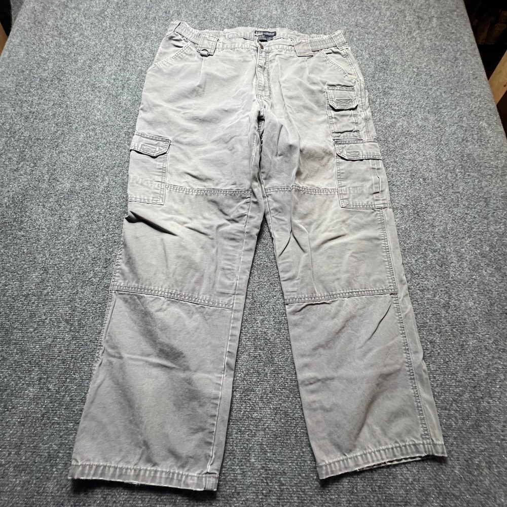 5.11 Tactical Series Mens Gray Cotton Cargo Pants Size 38x30